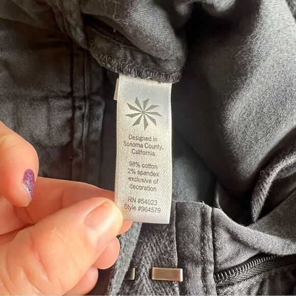 Athleta Fo Sho Dark Grey Casual Shorts - Picture 9 of 9